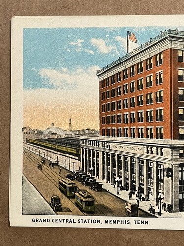Postal de colección Memphis Tennessee Grand Central Station c1920 - Imagen 2 de 7