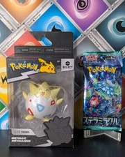 Togepi Jazwares Select Series 3. With 1 Stellar Miracle Japanese Pack FREE!