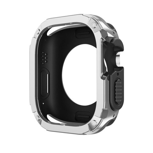 Armor Bumper Cover for Apple Watch Ultra2 9 8 7 6 5 2in1 PC + TPU Mod Frame Case - Photo 14 sur 31