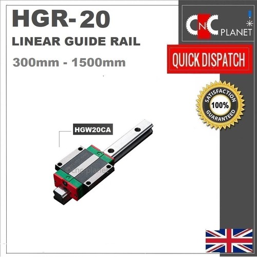 HGR SERIES 20mm LINEAR BEARING GUIDE SLIDE RAIL CARRIAGE BLOCK HGW20CA HGH20CA - Picture 6 of 13