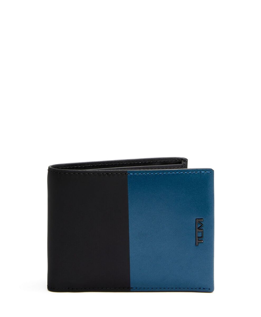 Tumi blue wallet cheap