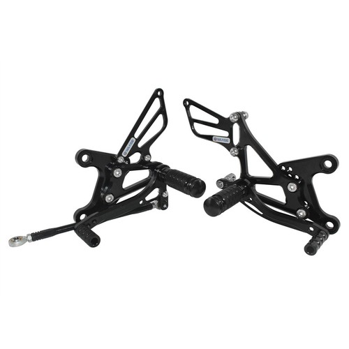 Adjustable Rearset Footrests Footpeg For KAWASAKI Ninja ZX-6R ZX-636 2005-2008 - Picture 5 of 8