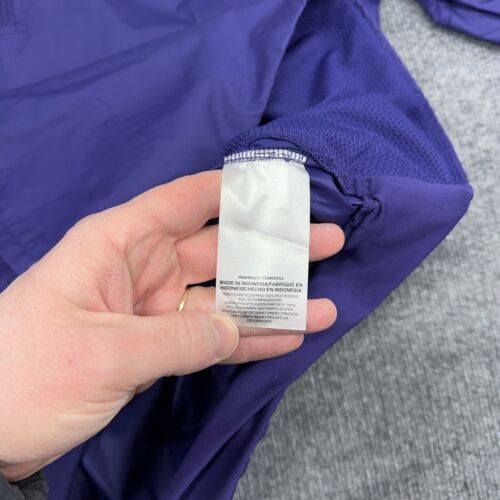 TCU Horned Frogs Nike Jacket Mens XL Purple Coaches Sideline Lockdown Half-Zip - Picture 10 of 12