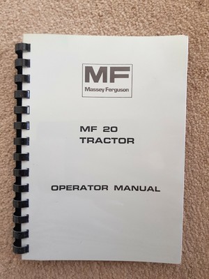Massey Ferguson Tractor 40 /& 2203-5 Manual del operador-Mf40 /& mf2203 Mf