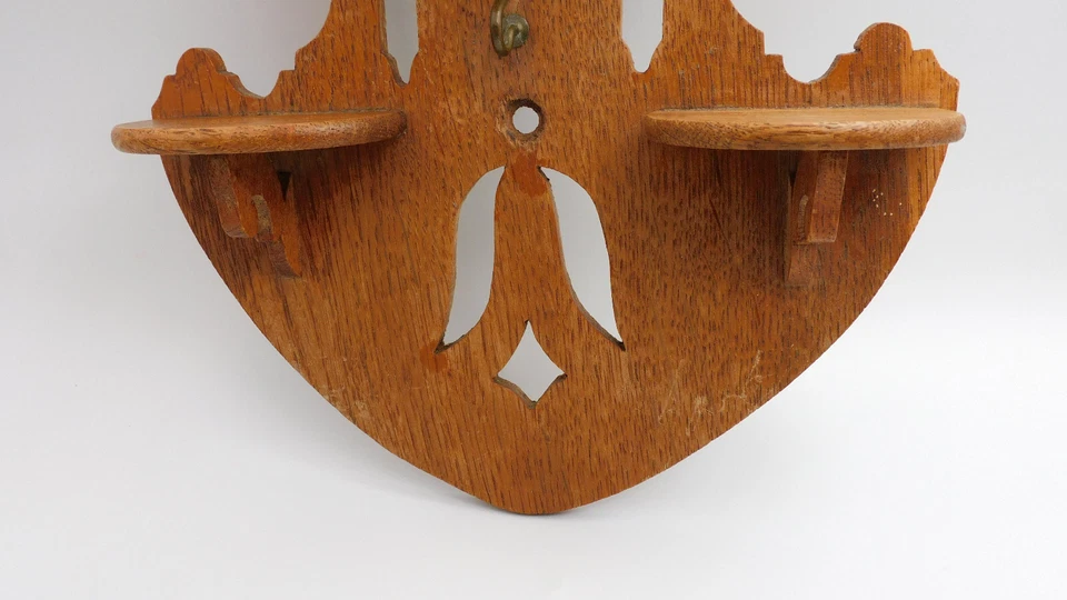 vintage supporto orologio da tasca In legno vintage pocket watch stand in wood - Image 4 of 4