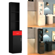 Salon Hair Styling Station Barber Storage Cabinet Salon Equipement with 1 Drawer