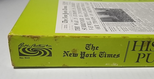 Lot of 3 SEALED 1968 New York Times Historic Puzzle VE Day, Lindbergh, 6 Day War - Picture 15 of 18