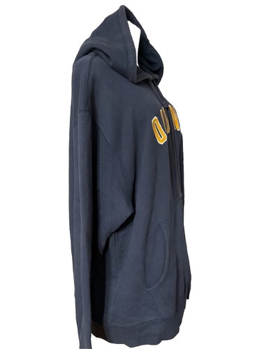Old Navy Hoodie Men’s XXL Blue Logo Stitch Letter Spellout Zipper Up - Picture 3 of 9