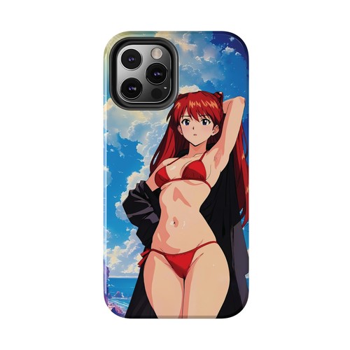Kawaii Asuka Waifu Tough Phone Case Anime Manga Protective Cover Evangelion Geek - Picture 82 of 132