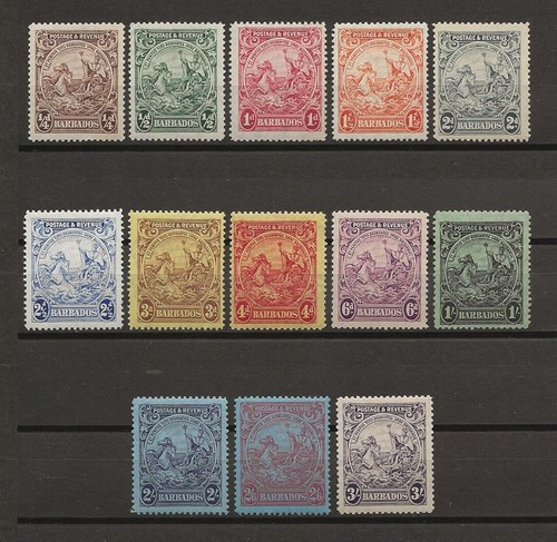 BARBADOS 1925/35 SG 229/239 MINT - Picture 1 of 2