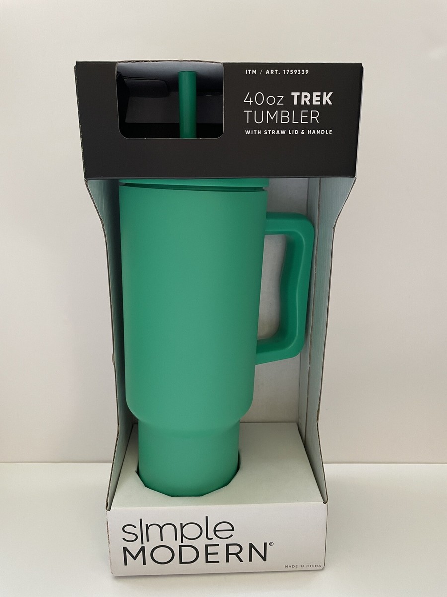 Simple Modern Costco 40 oz Trek Tumbler Jade Green Insulated Rare