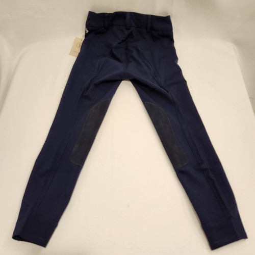 Women's Equestrian Signature Ponte Riding Pant Free x Rein - 28R - Navy Blue - Picture 6 of 7