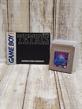 Tetris Puzzle Gameboy Cartridge & Manual Tested
