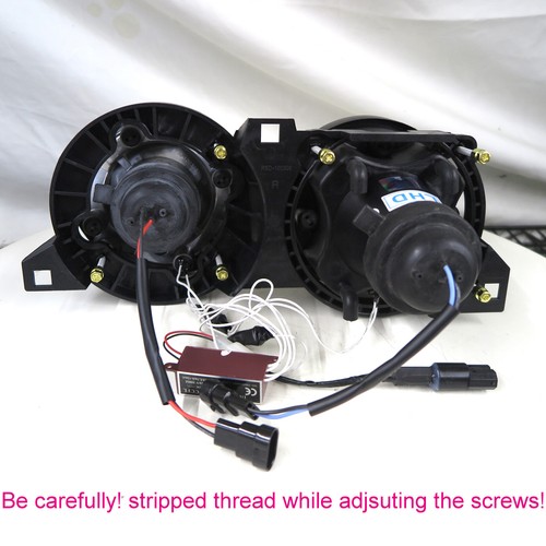 3-Series E30 MK2 83-91 2D/4D/5D CCFL Projector Headlight Black US for BMW LHD - Bild 2 von 9