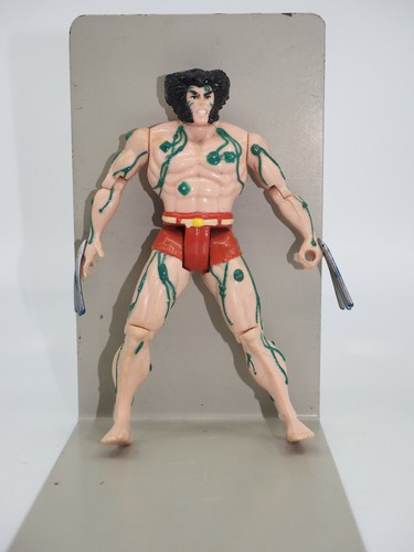Wolverine 4 - Weapon X - Grüne Kabel Variation - X-Men Action Figur- Marvel 1992 - Picture 3 of 7