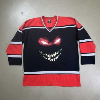Vintage Disturbed Band Hockey Jersey XL Heavy Nu Metal Music