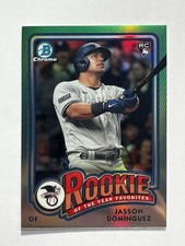 2024 Bowman Chrome Jasson Dominguez Rookie Of The Year Favorites ROY-6 Yankees 