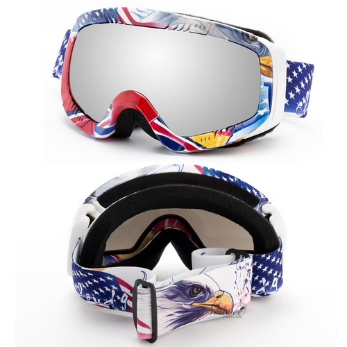Winter Snow Ski Goggles Unisex Anti Fog Dual Lens UV Protection 3 Layers Foam - Picture 72 of 90