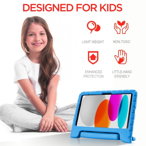 For Apple iPad (A16) / iPad 10th Generation Kids EVA Shockproof Stand Case Cover - Picture 9 of 45