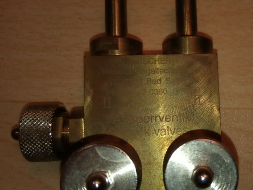 Klaus Fischer Absperrventil Block PN40 | 2.0360 | DN3 Vierspindel PN 40 20360 - Bild 2 von 3