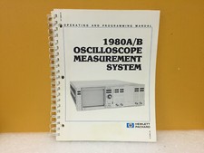 HP / Agilent 01980-90905 1980A/B Oscilloscope Operating + Programming Manual