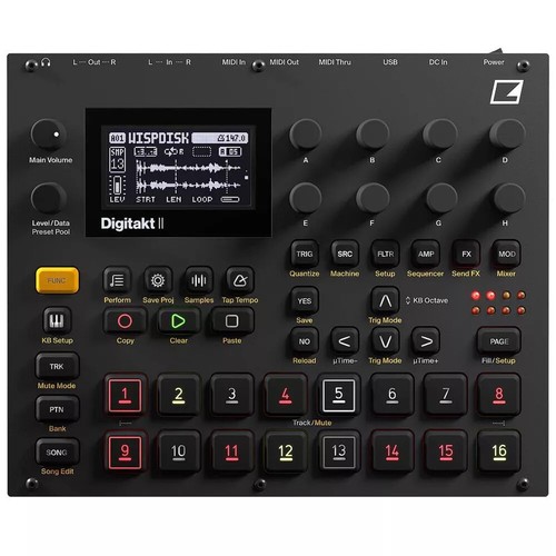 ELEKTRON DIGITAKT II Sampler Drum Machine Sampler Groove Box für DJ Studio - Bild 1 von 7