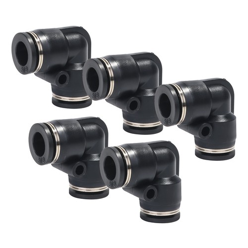 Accesorios de conectores neumáticos de liberación rápida se adaptan a 3/8" OD línea aérea de nailon 10 piezas - Imagen 6 de 12