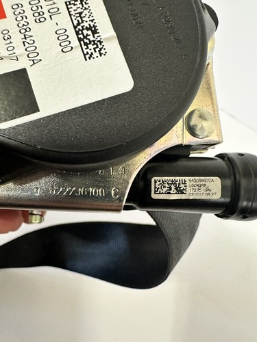 2014-22 Land Rover Range Rover Sport L494 Left front front seat belt 635383800A - Picture 4 of 11