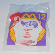 McDonald's 1999 Happy Meal Hot Wheels #12 Surf Boarder Purple
