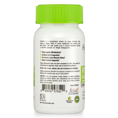 Forskolin Extract Coleus Forskohlii Capsules 20% POWERFUL Weight Loss Fat Burner - Picture 3 of 4
