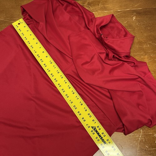 Washington Nationals Sweater Mens XL Red 1/4 Zip Pullover MLB Dri-Fit Nike - Picture 8 of 11