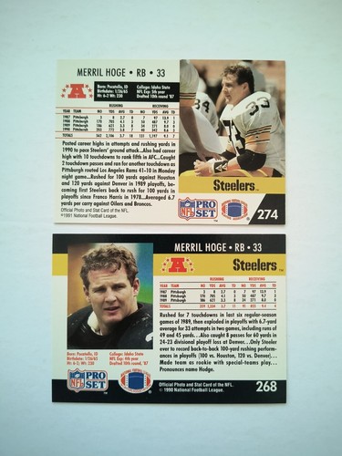 Steelers Lot Rookie Card Rc 1993 Classic Deon Figures 29 90 Pro Set Rod Woodson - Picture 5 of 12