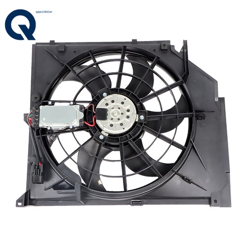 For 2001-2006 BMW 3 Series 325CI 330CI Electric Radiator Cooling Fan Assembly - Picture 2 of 6
