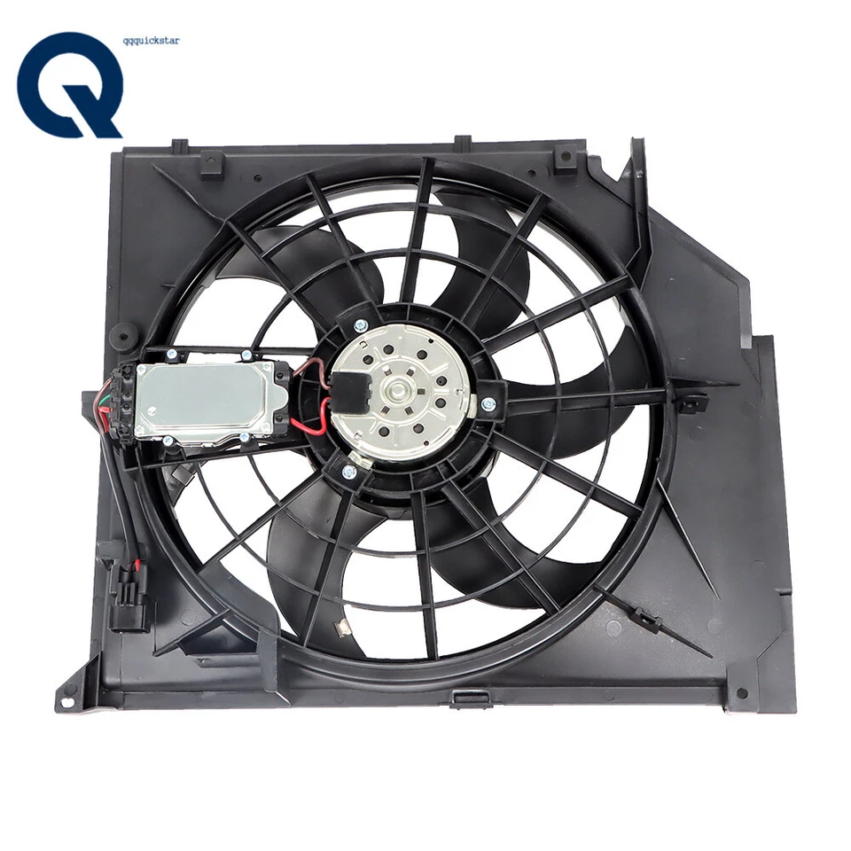 Электрический вентилятор охлаждения радиатора в сборе для 2001-2006 BMW 3 серии 325CI 330CI - Изображение 2 из 4