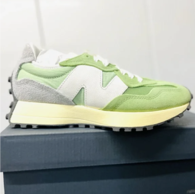 New Balance 327 Unisex Casual Sneakers Shoes Green Chive
