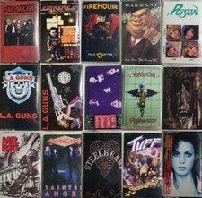 Heavy Metal  80s Hard Rock Cassette Tapes Pick  Build Your Own Custom Bundle 