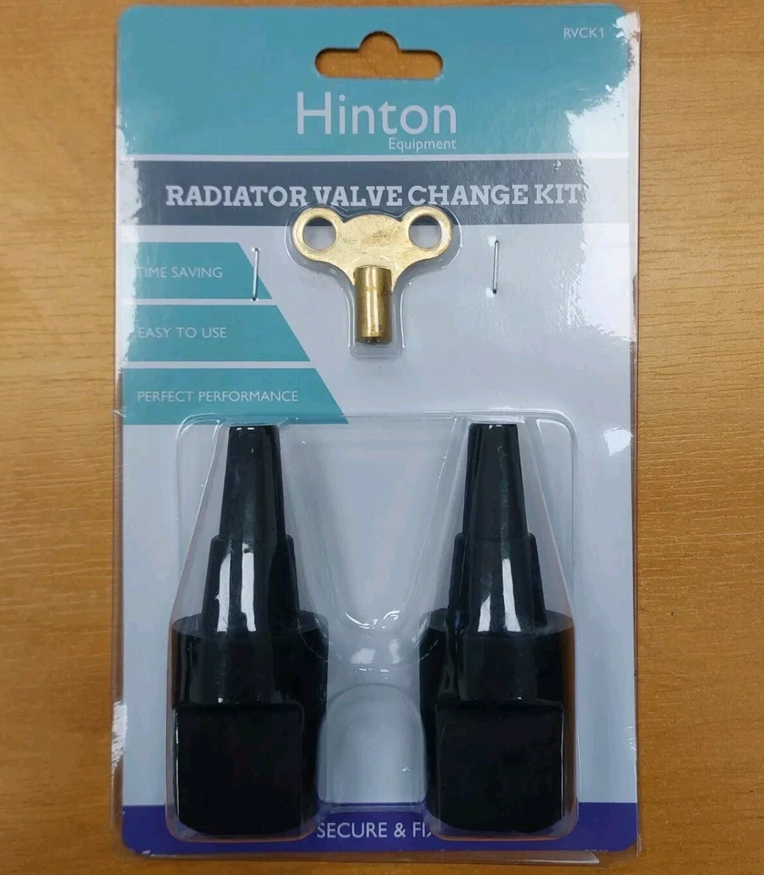 HINTON EQUIPMENT Hinton Radiator Valve Change Kit Including Bleed Key RVCK1