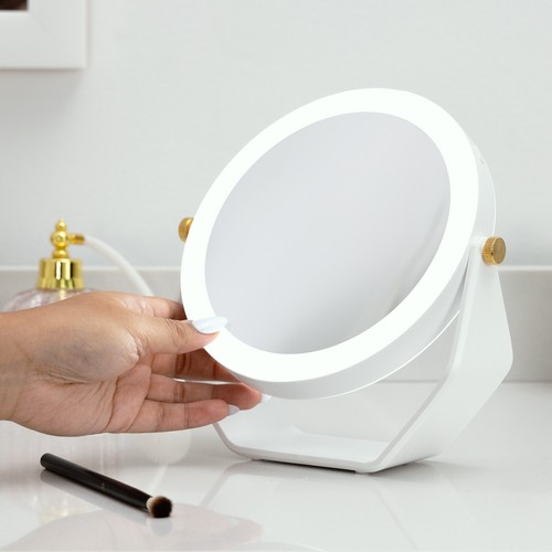 Espejo de Maquillaje Iluminado Zadro con Aumento Giratorio y 5 Pilas AAA - Imagen 28 de 32