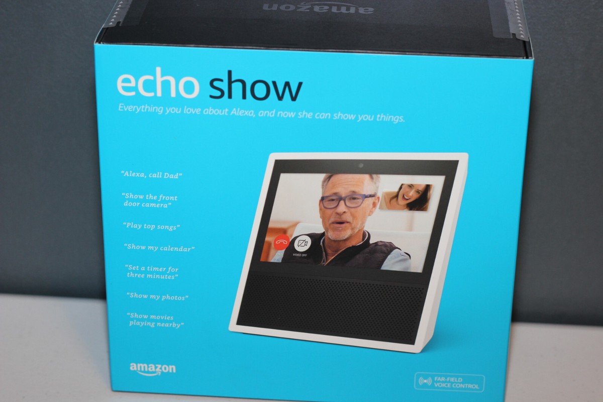 Amazon Echo Show 1st Gen Smart Speaker with Alexa - White | eBay