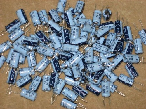 47uf 35 volt Capacitors, made by Rubycon, qty of 1 - Picture 1 of 2