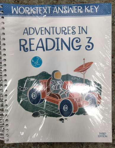 BJU Press Adventures in Reading 3 Worktext Answer Key Third Edition