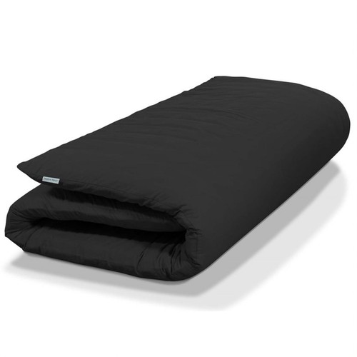 Native Nest Medium Firm Mattress Pad Twin Sized Floor Bed, Black (Open Box) - Picture 1 of 6