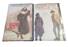 NEW SEALED! Whoopi Goldberg 2 Movie DVD Lot: Sister Act and Made in America