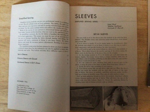 Let's Sew Blouses and Shifts, Cornell University, Revised 2/1967, Bonus 3 bklts. - Picture 7 of 9