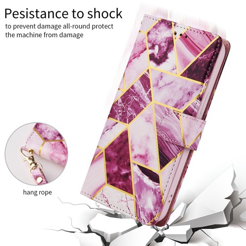 Luxury Marble Leather Wallet Case For iPhone 12 11 Pro Max 8 7+ X XS Flip Cover - Picture 9 of 37