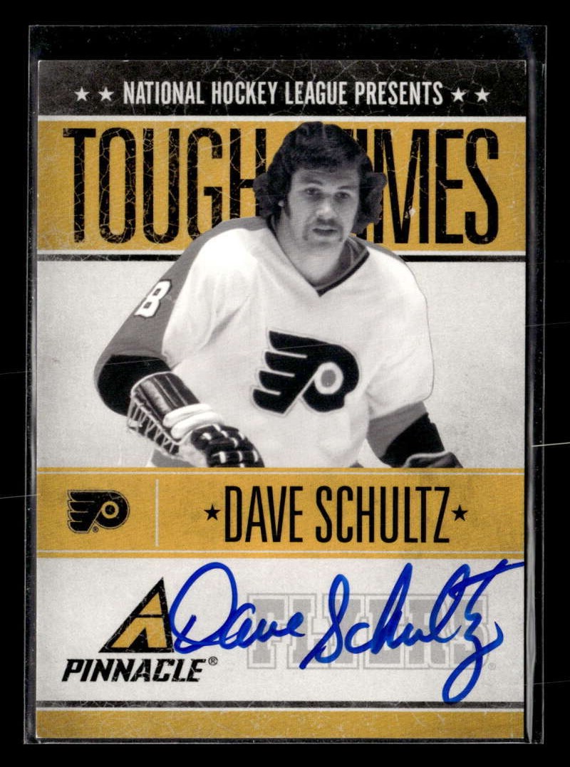 2010-11 Panini Pinnacle Dave Schultz Tough Times Autograph Auto /250 FX7449
