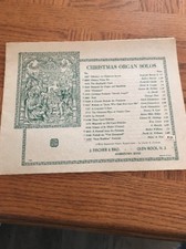 An Album Of Organ Music For Christmas Sheet Music