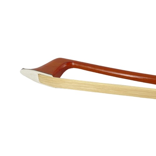  3/4 Bows Upright Double Bass Black Leather Hair Low Handle Both Eyes Brazilwood - Picture 10 of 22