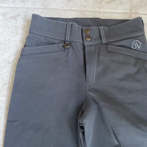 Pantaloni equitazione Ovation marrone/grigio TAGLIA 10 e 12 - confezione da 2 - Foto 3 di 11