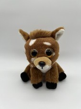 Ty Beanie Babies BUCKLEY the Deer 6”  Beanbag Plush Toy